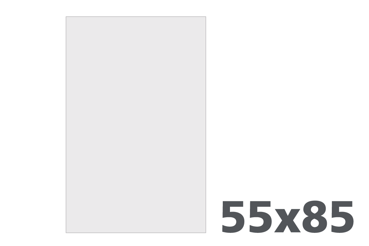 5.5 x 8.5 cm Hochformat