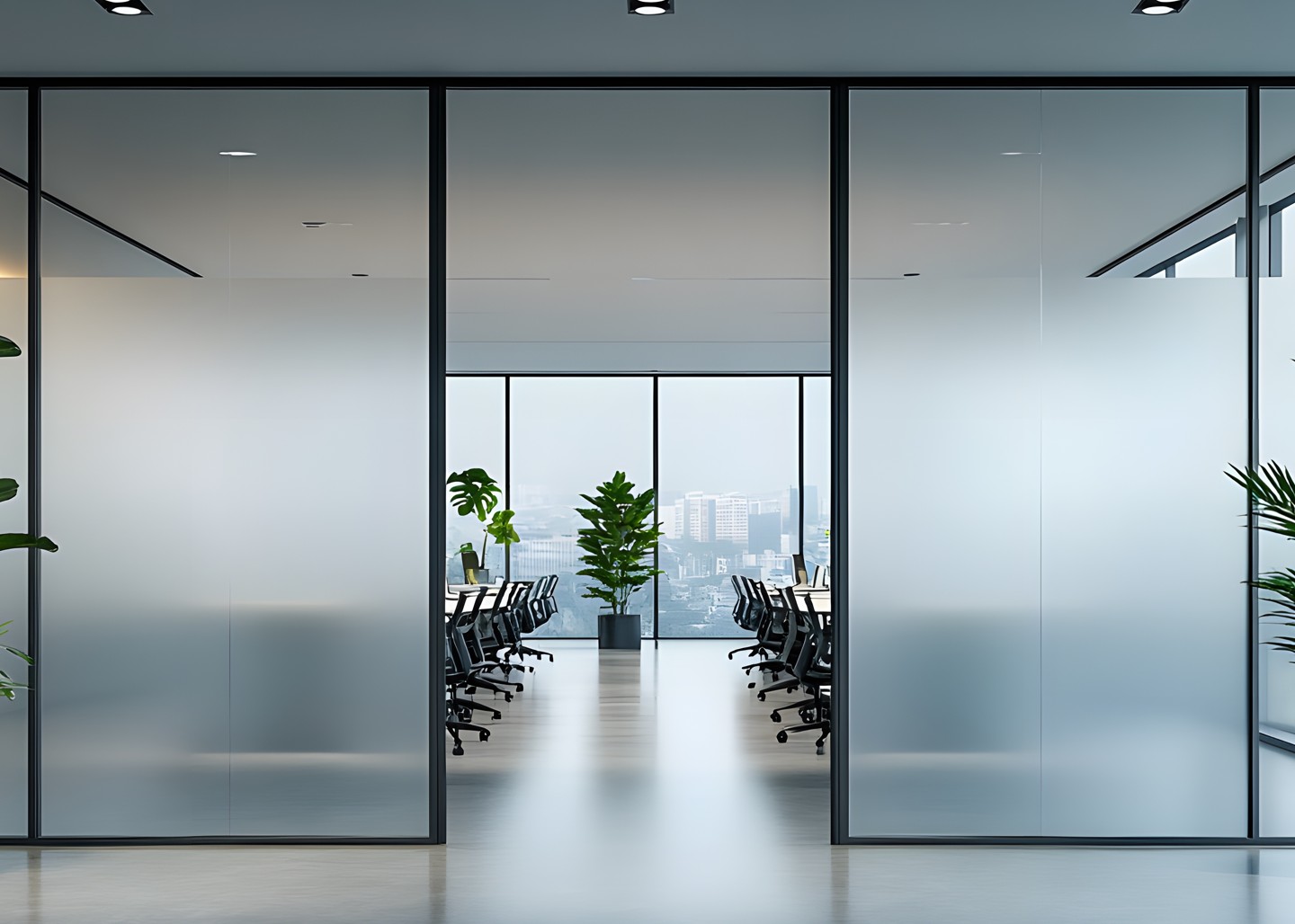 Glasdekorfolie ohne Druck