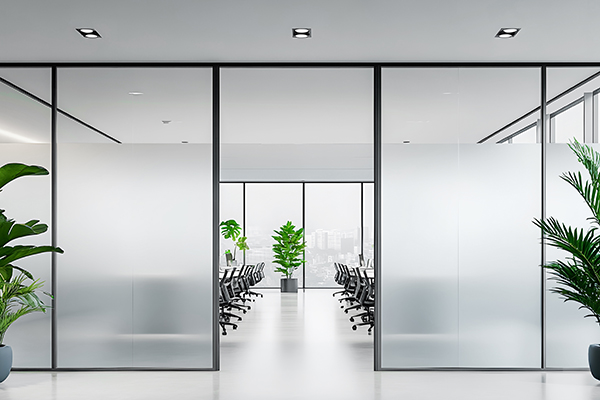 Glasdekorfolie ohne Druck