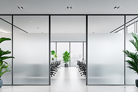 Glasdekorfolie ohne Druck