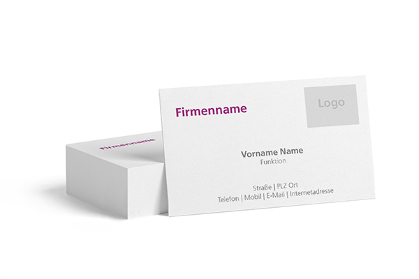Visitenkarten personalisierbar
