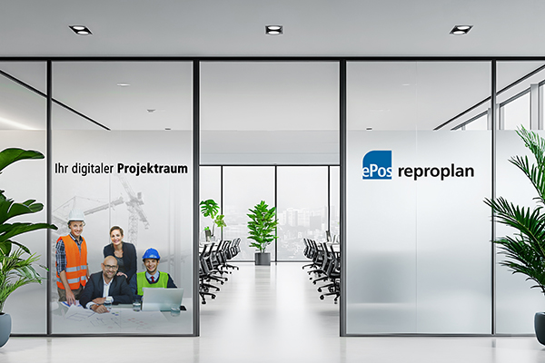 Glasdekorfolie mit Druck