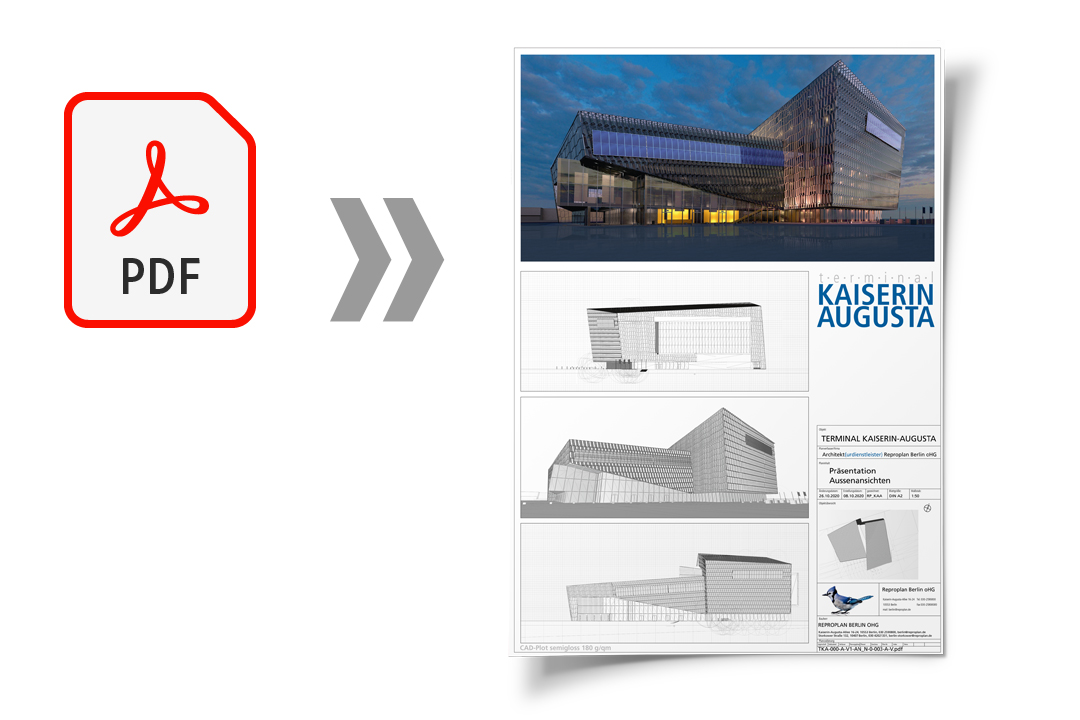 Poster Poster - Größe aus Datei