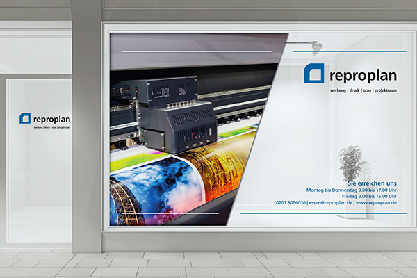 Schaufensterbeklebung